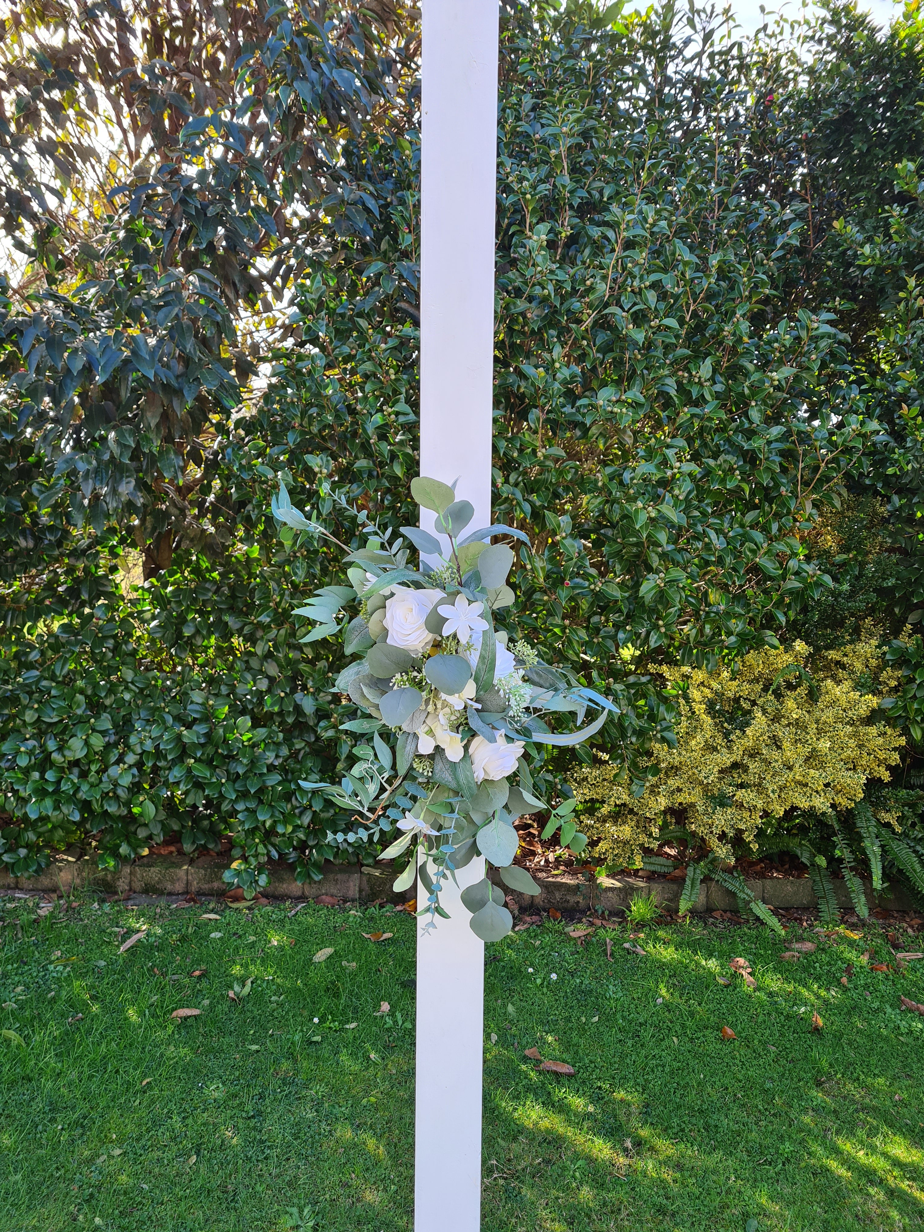 Florals - Small Arch - White