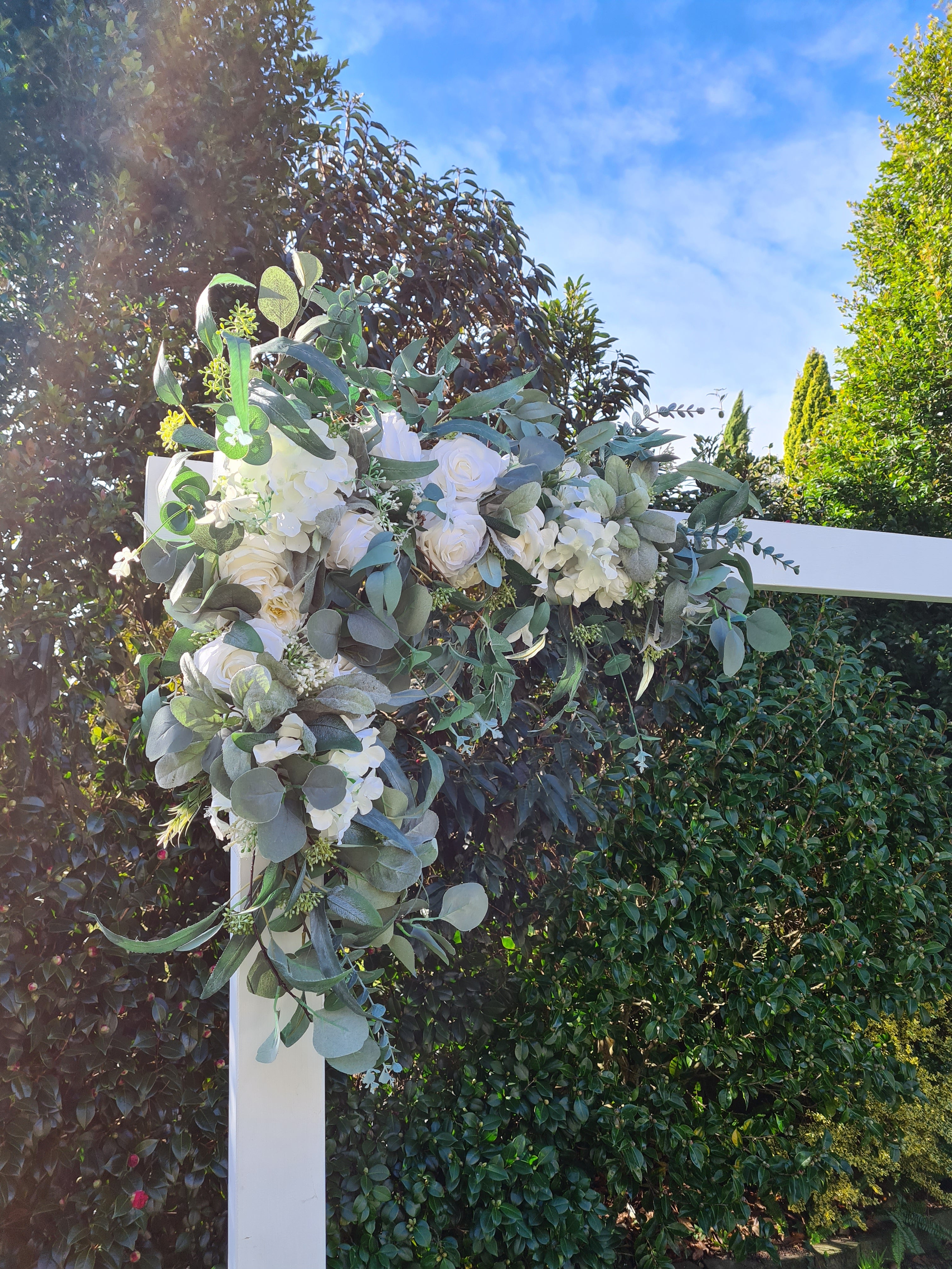 Florals - Arch - White Set of 2