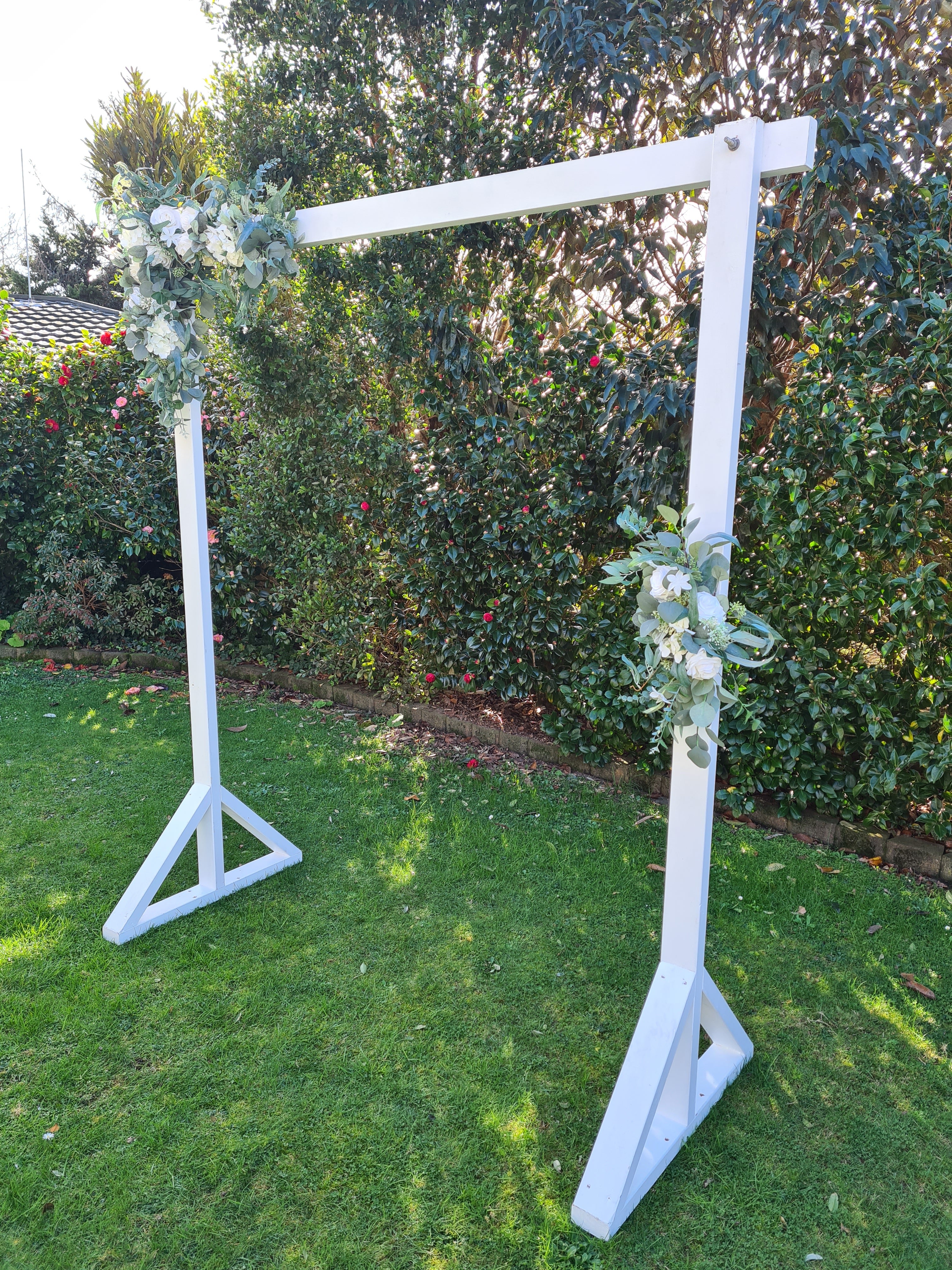 Florals - Small Arch - White