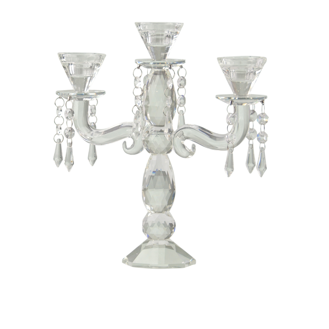 Candelabra - Crystal - Small - 2 arm