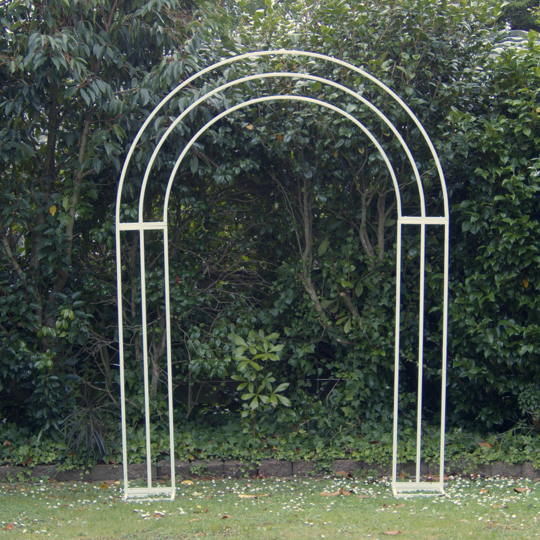 Ceremony Arch - White Metal