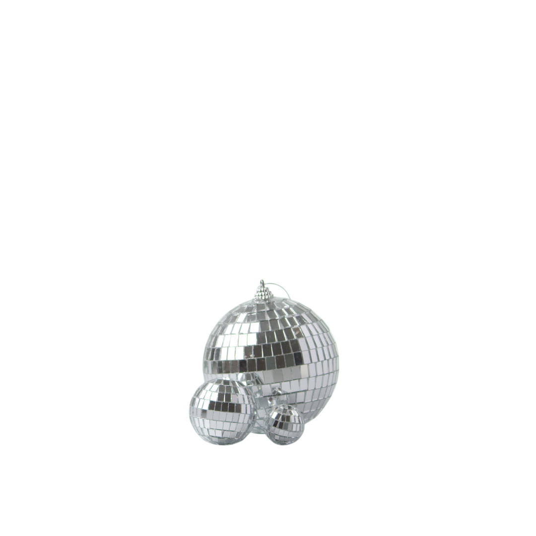 Disco Balls Silver - 3 Sizes - Small