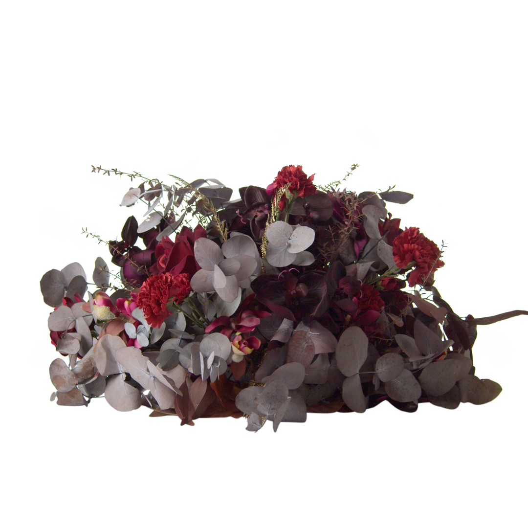 Florals - Maroon/Burgundy - Centrepiece