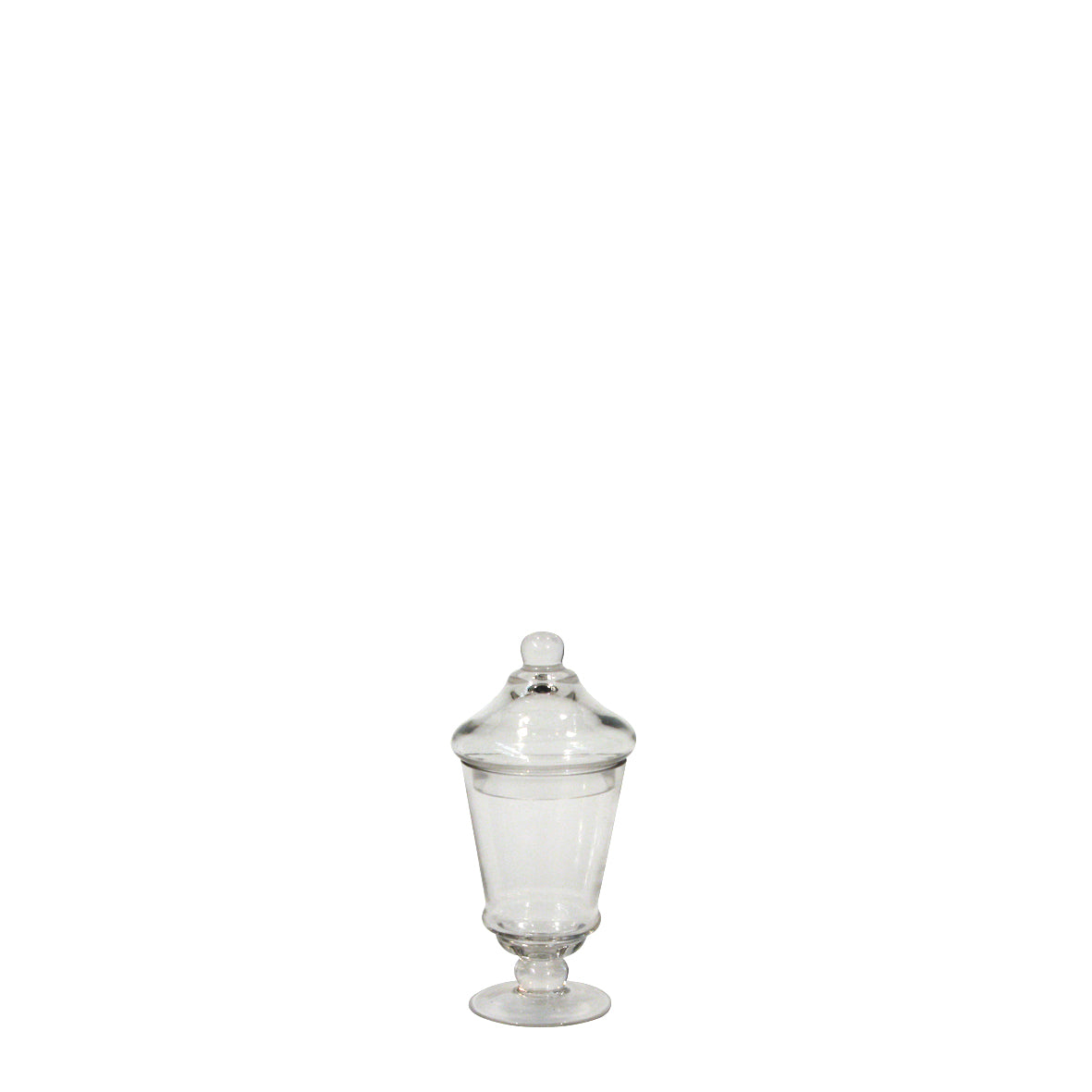 Lolly jars, glass