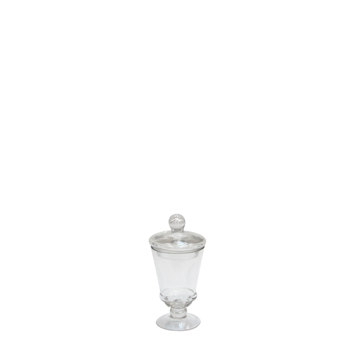Lolly jars, glass