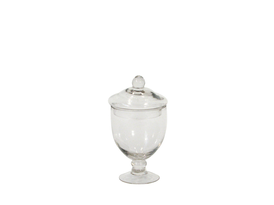 Lolly jars, glass