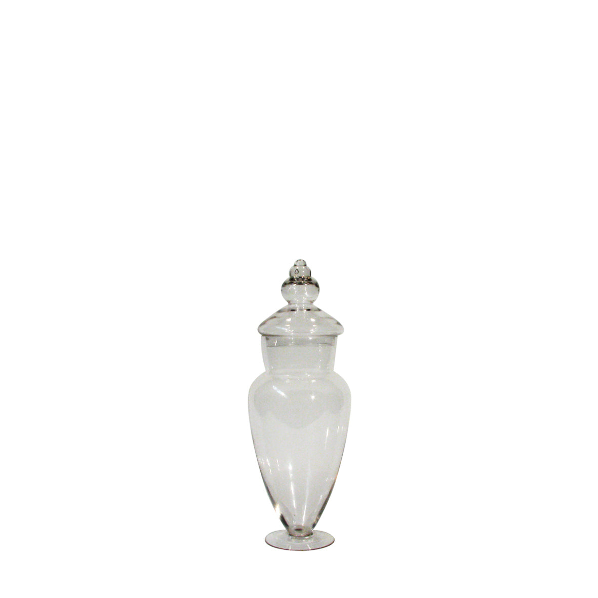 Lolly jars, glass
