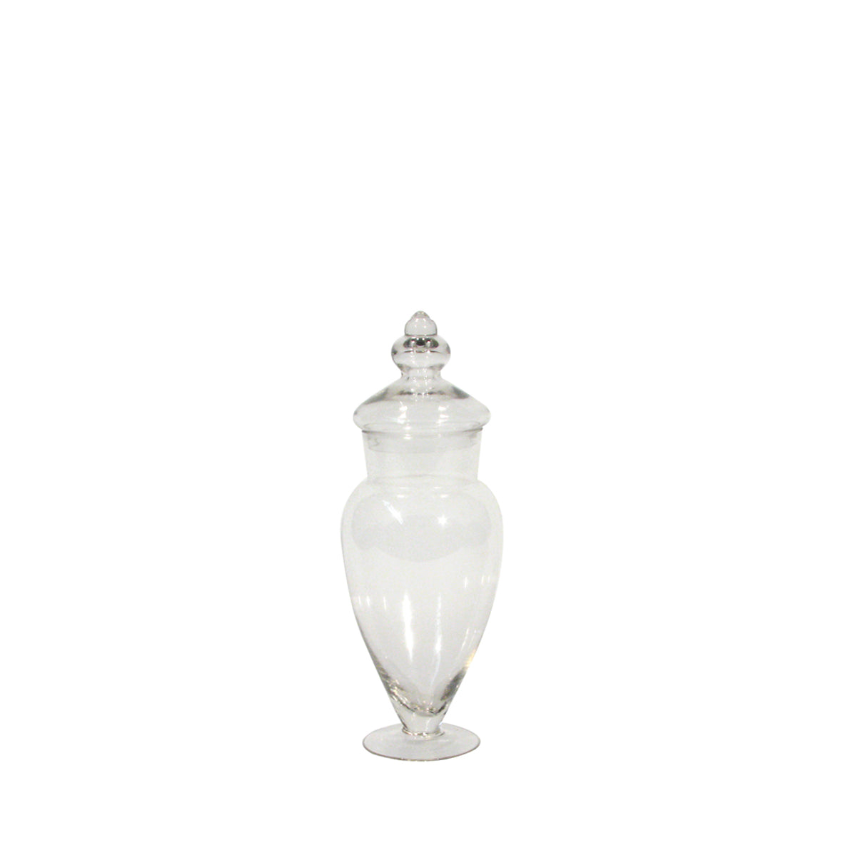 Lolly jars, glass