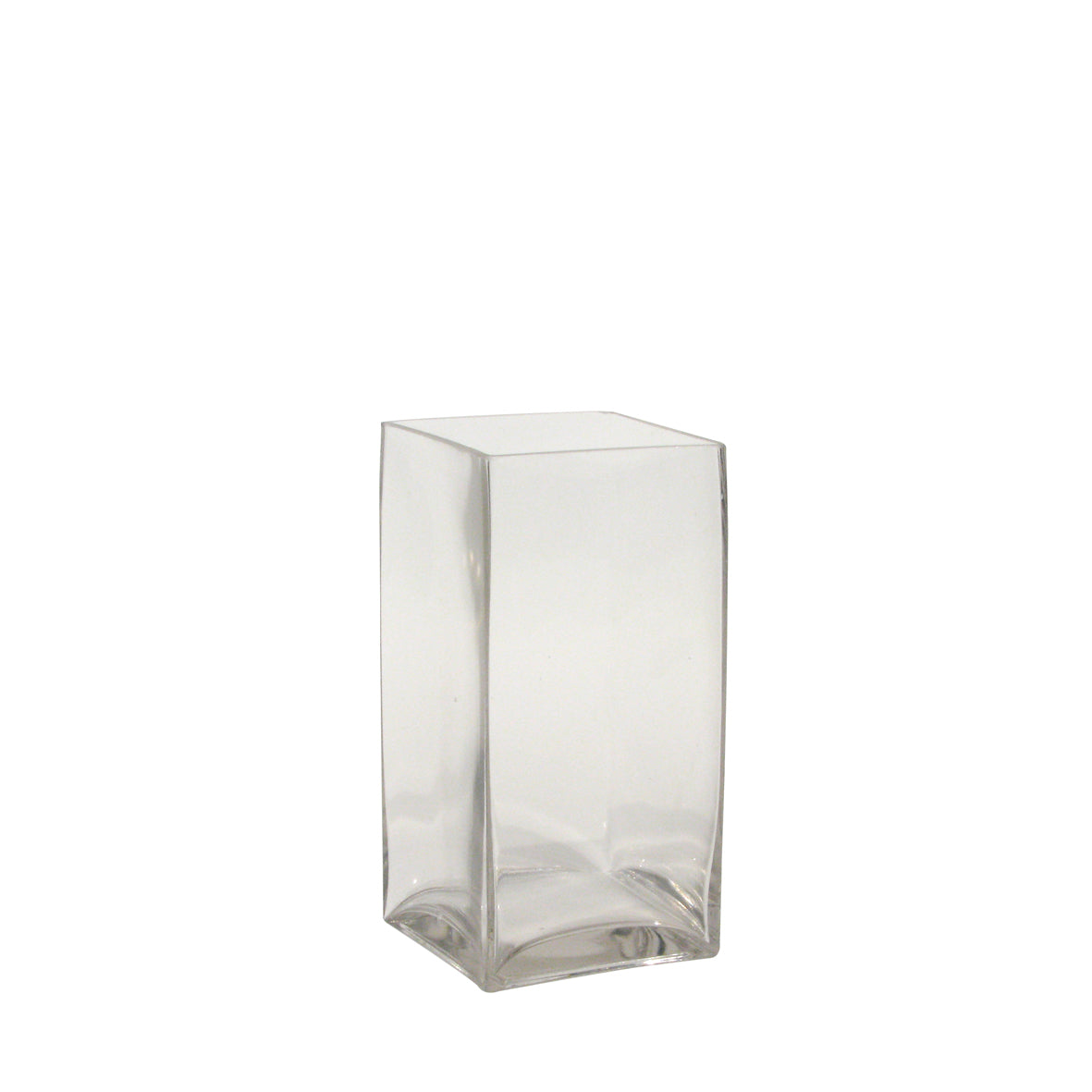 Vase - Square - Glass - Tall