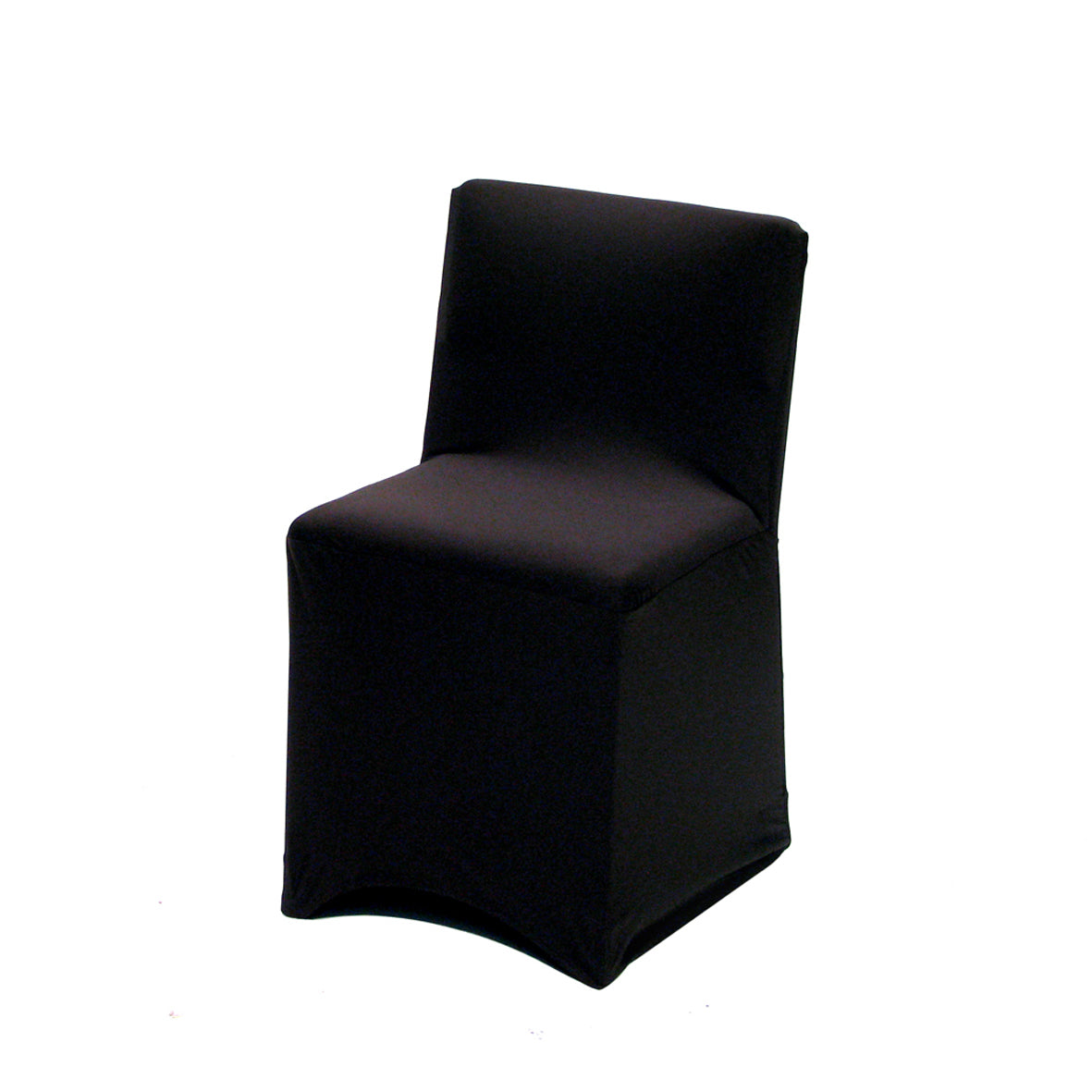 Chair Cover - Lycra - Black - Square