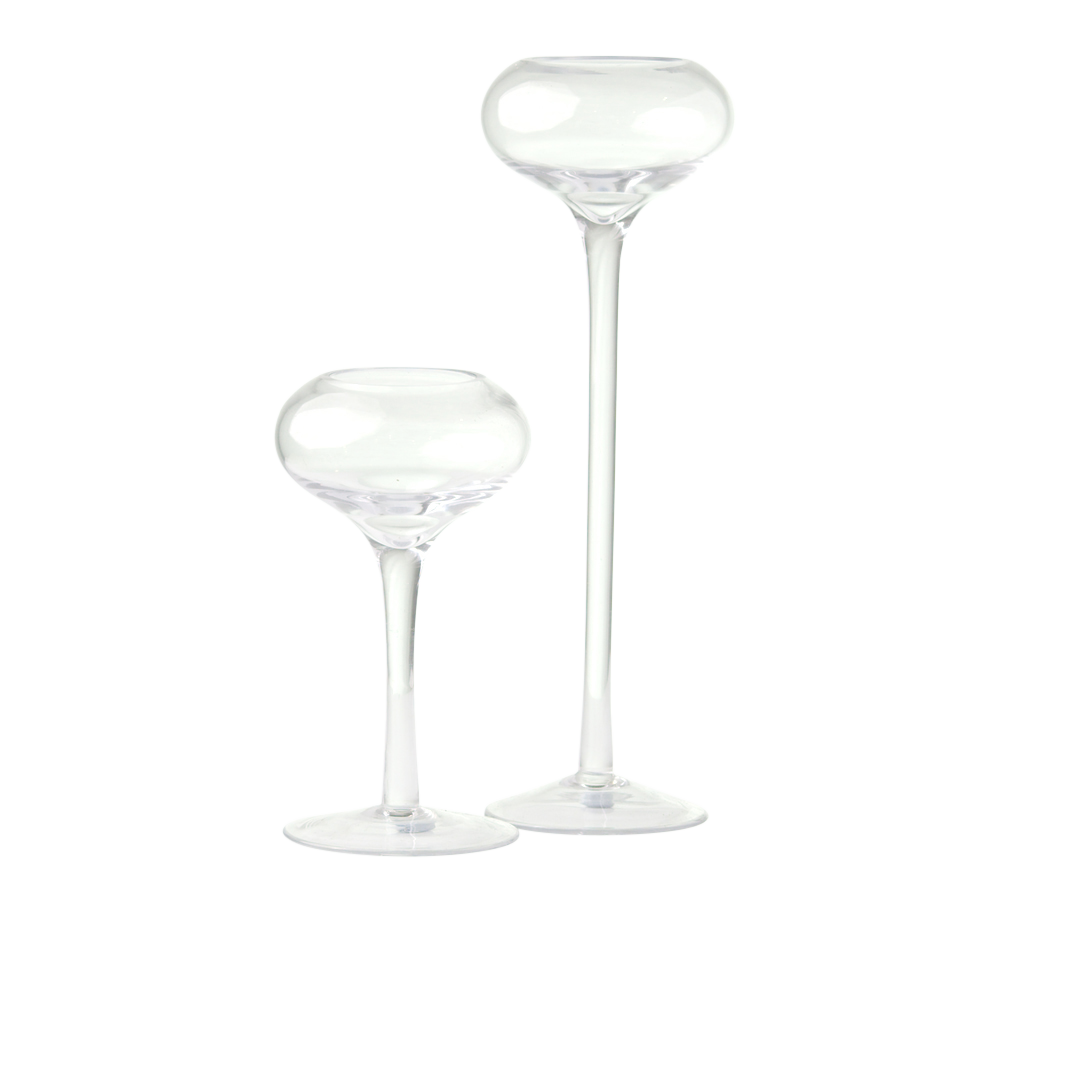 Tea Light Holder With Stem - Small