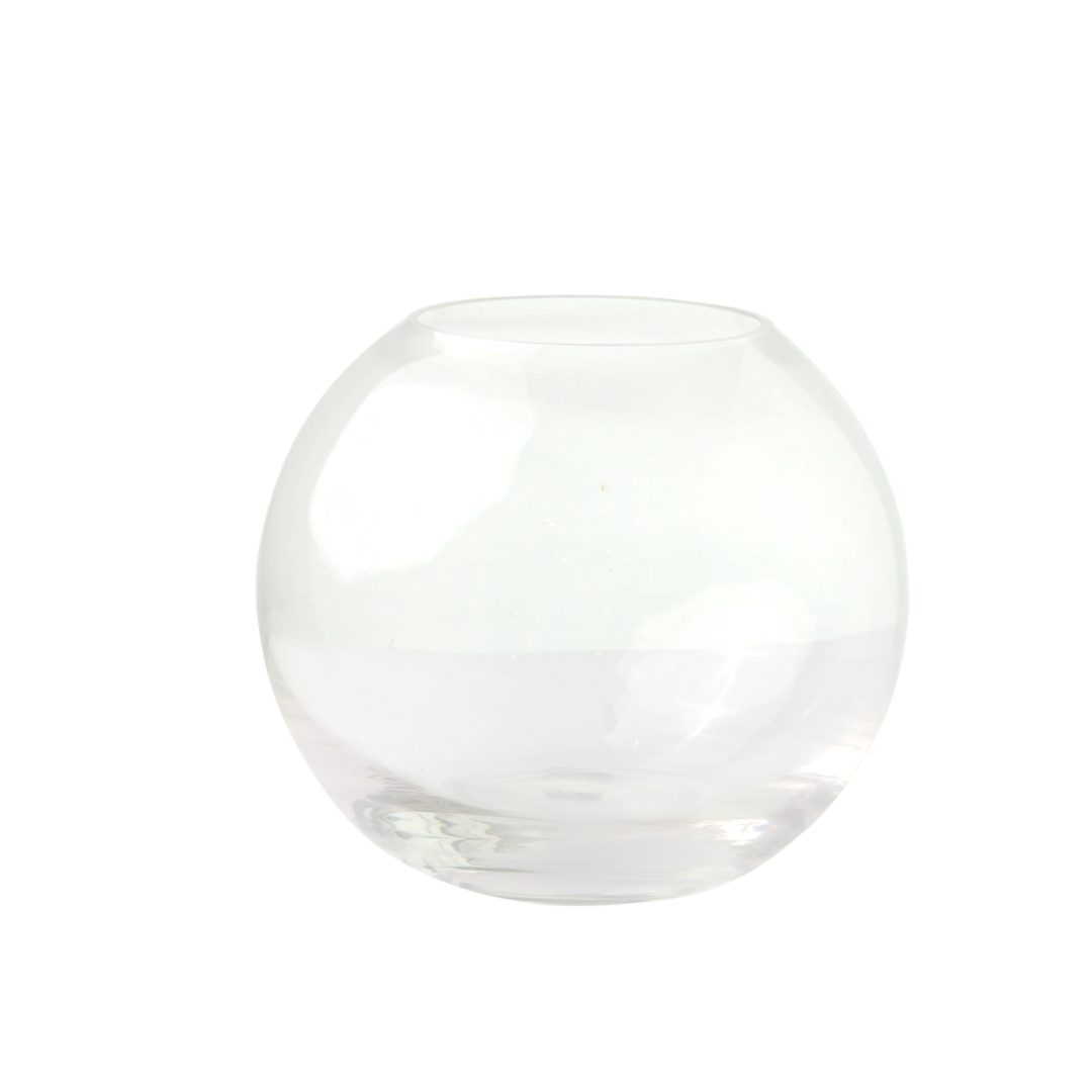 Vase - Fishbowl - Clear Glass 13cm
