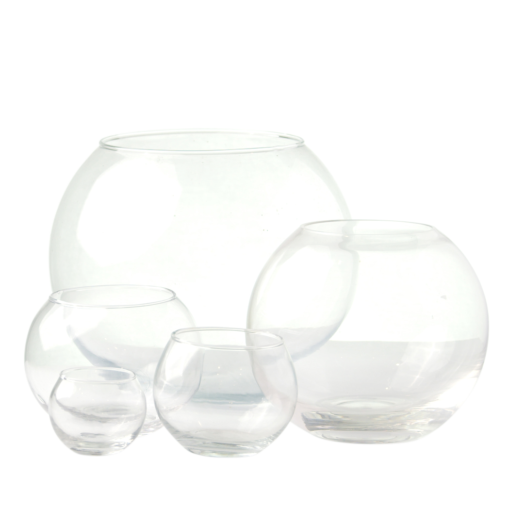 Vase - Fishbowl - Clear Glass 13cm