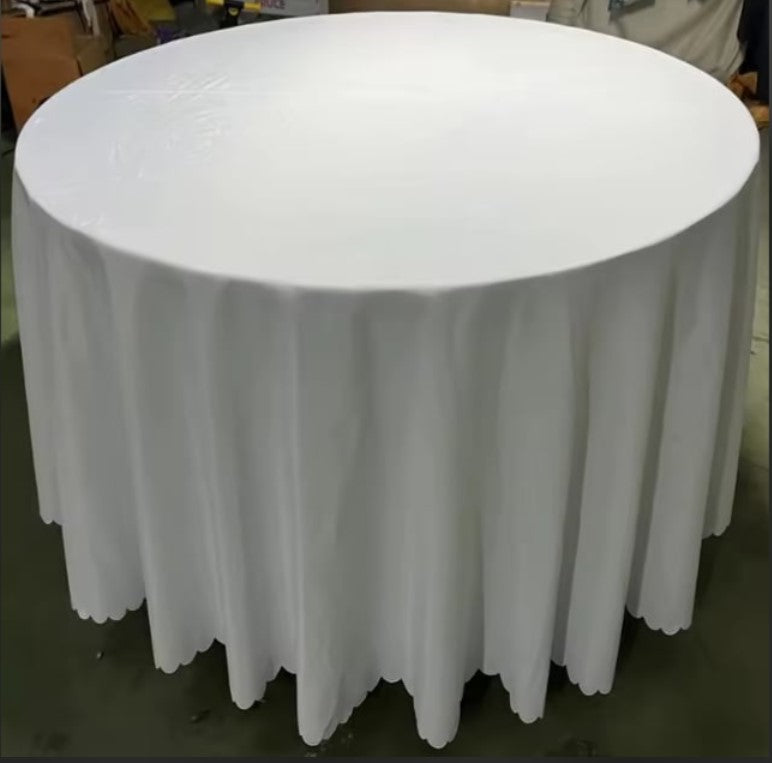 Table Cloth 3.2m Round Diameter - Fluted