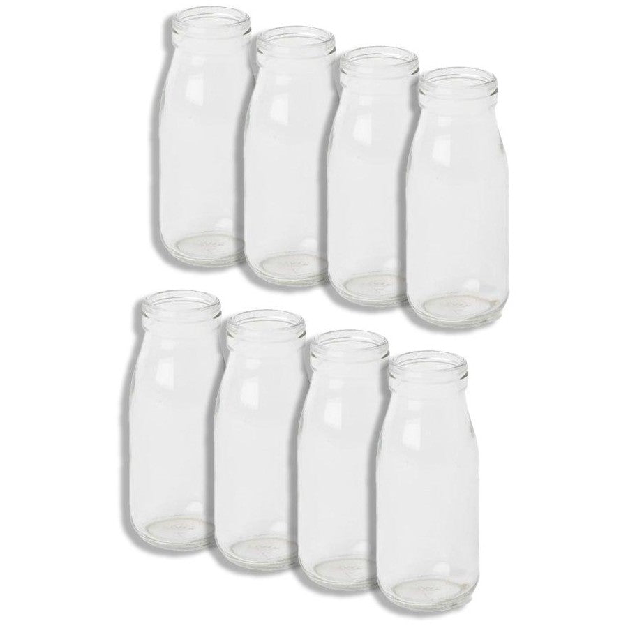 Glass Milk Bottle - Mini